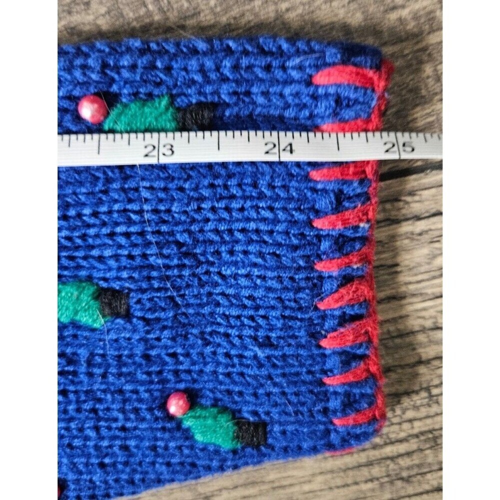 Bryn Connelly Vintage Sweater Cardigan Christmas Holiday Petite - Picture 9 of 13